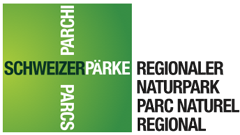 Logo: Regionaler Naturpark, Netzwerk Schweizer Pärke